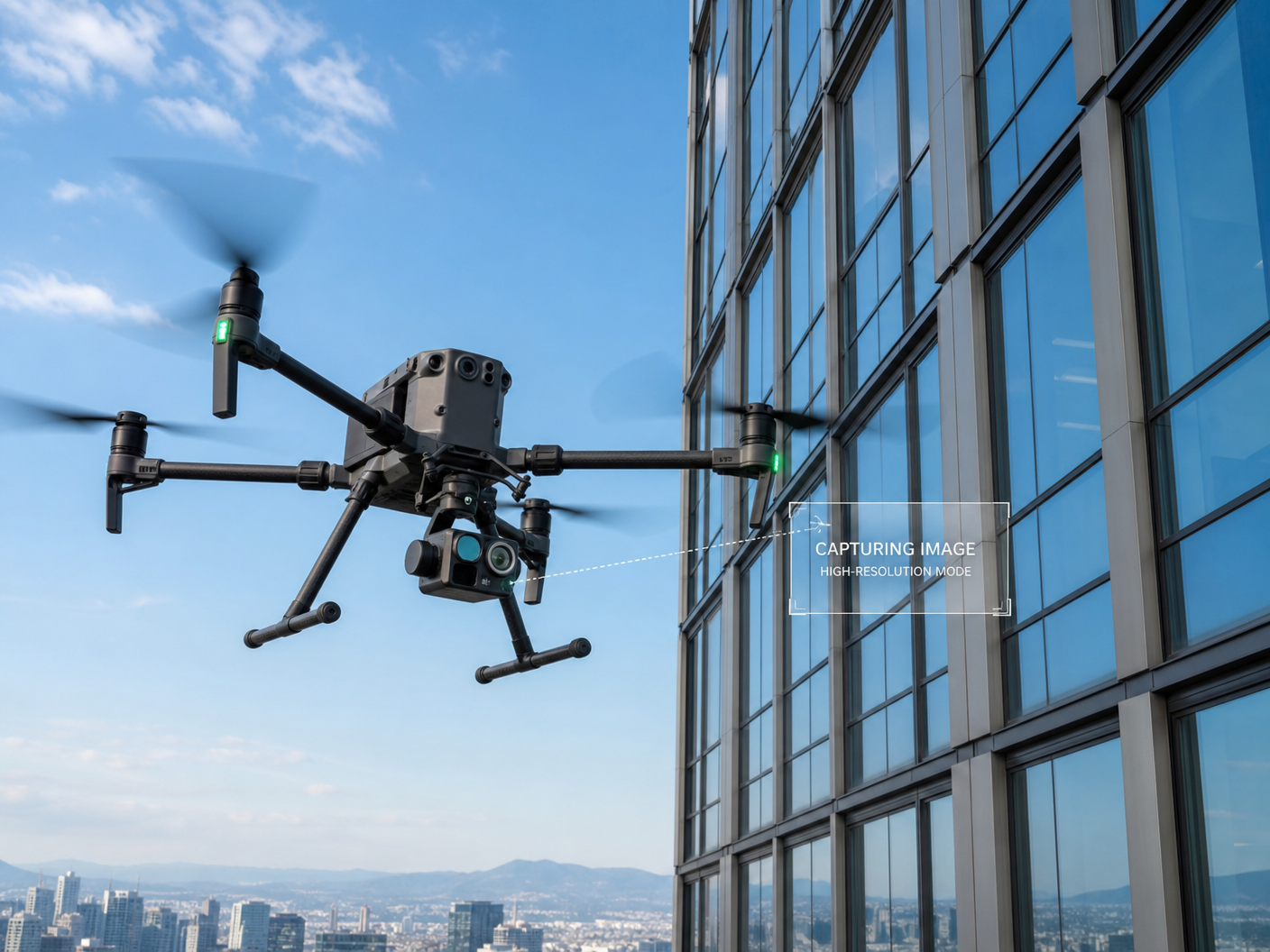 Drone para inspeção visual